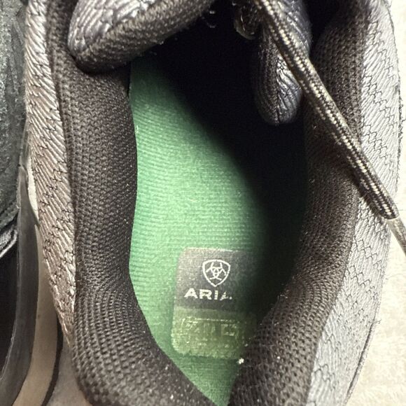 Ariat Men's Composite Toe Work Shoes Size 9 Black Gray ASTM F2413-18 - Picture 5 of 10